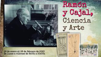 Cartel de la exposición Ramón y Cajal