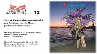 Cartel Exposición Carnaval de Venecia en el 12