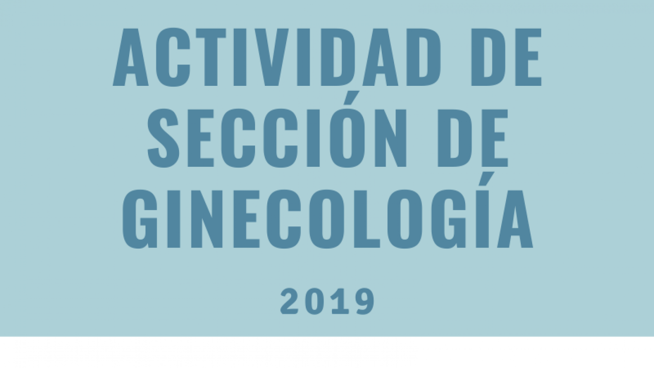 Actividad Ginecología 2019