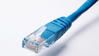 Cable de red azul