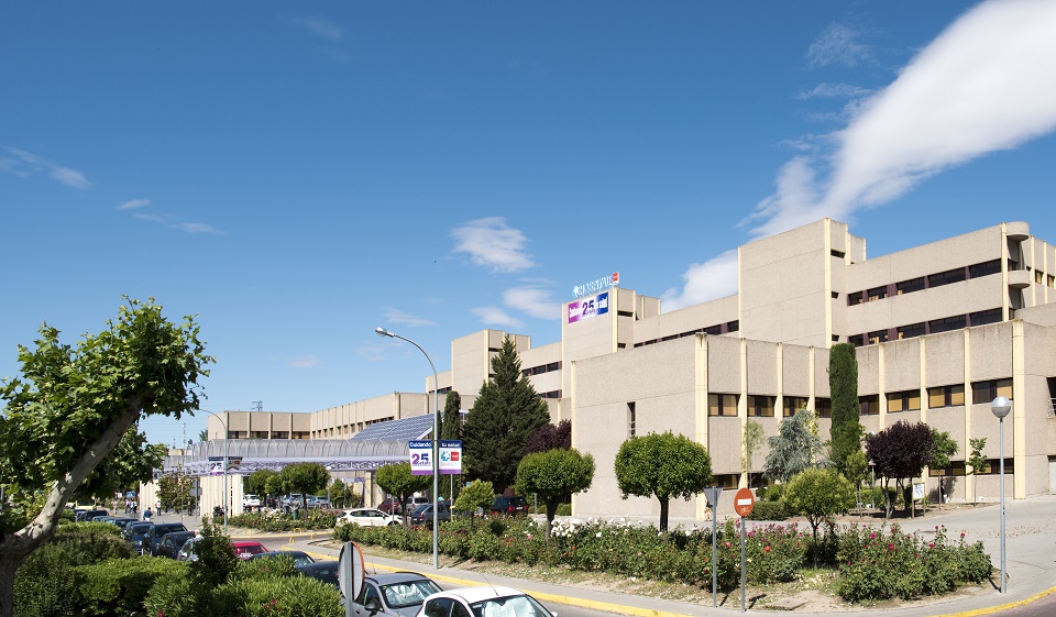 fachada del Hospital de Getafe