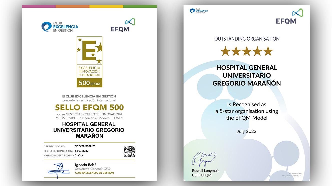 Certificaciones EFQM 500