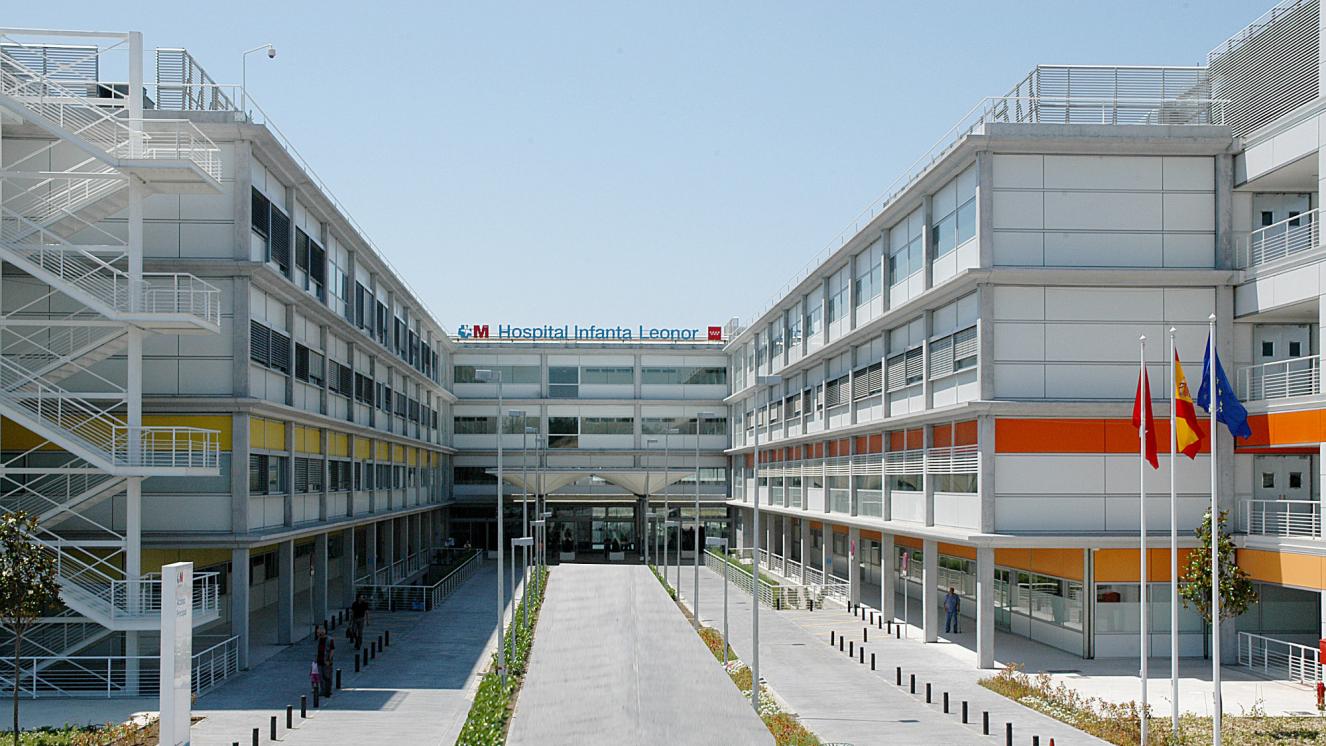 Hospital Universitario Infanta Leonor. Entrada principal