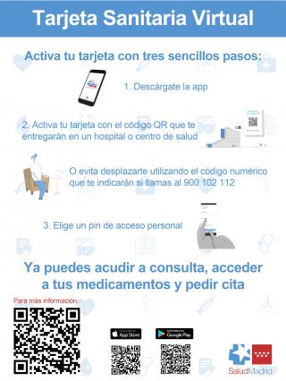 Tarjeta Sanitaria Virtual - Comunidad de Madrid