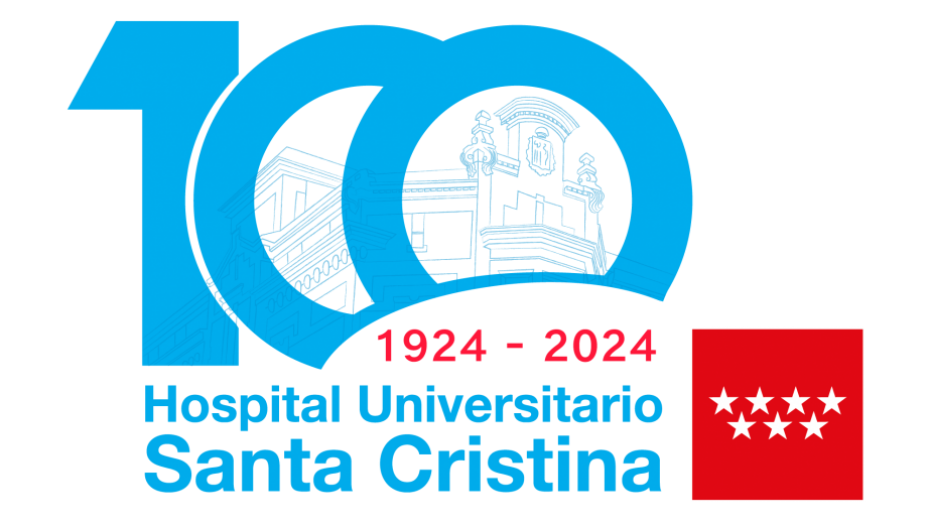 Logo 100 años del Hospital Santa Cristina