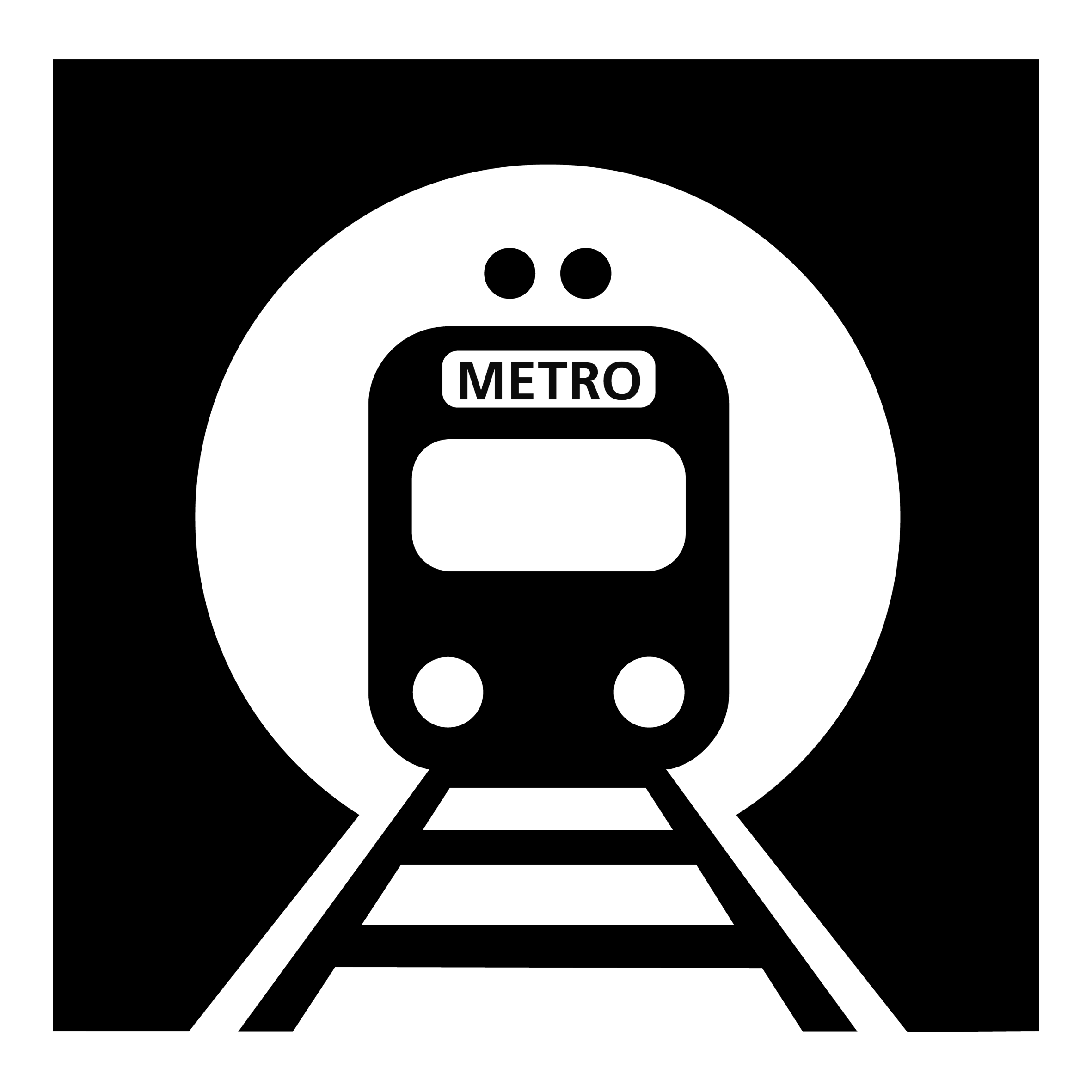 Dibujo en pictograma del Metro