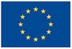 Bandera de la Unión Europea con estrellas amarillas