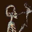 Esqueleto fumando