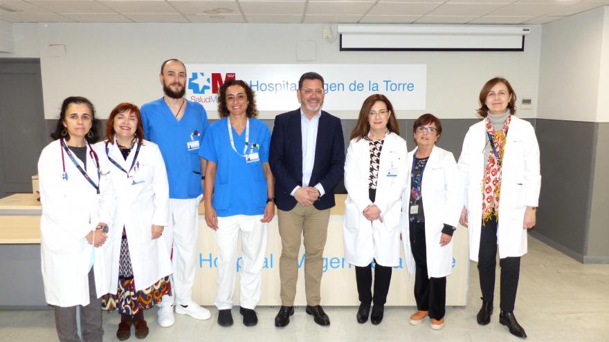 Visita Concejal Presidente Hospital Virgen de la Torre