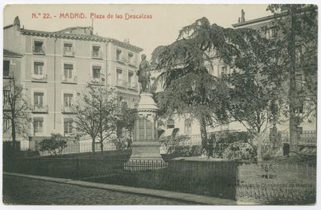 Plaza de las Descalzas en 1910 0743-R 141 629