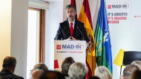 La Comunidad de Madrid moviliza 126 millones de euros para la reconstrucción de la Sierra Oeste El consejero García Martín en la segunda jornada vespertina del III Madrid Investment Forum