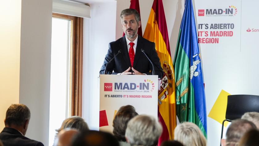 La Comunidad de Madrid moviliza 126 millones de euros para la reconstrucción de la Sierra Oeste El consejero García Martín en la segunda jornada vespertina del III Madrid Investment Forum