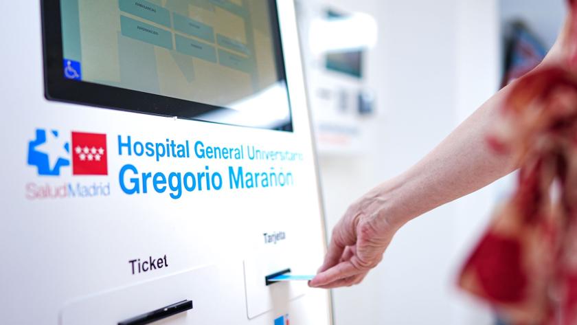 Hospital Gregorio Marañón Máquina de citas