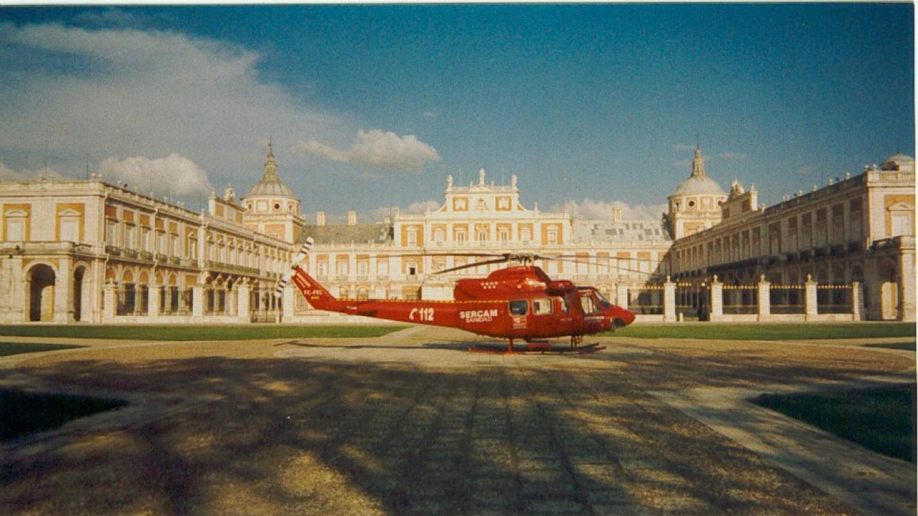 Helicóptero del Sercam