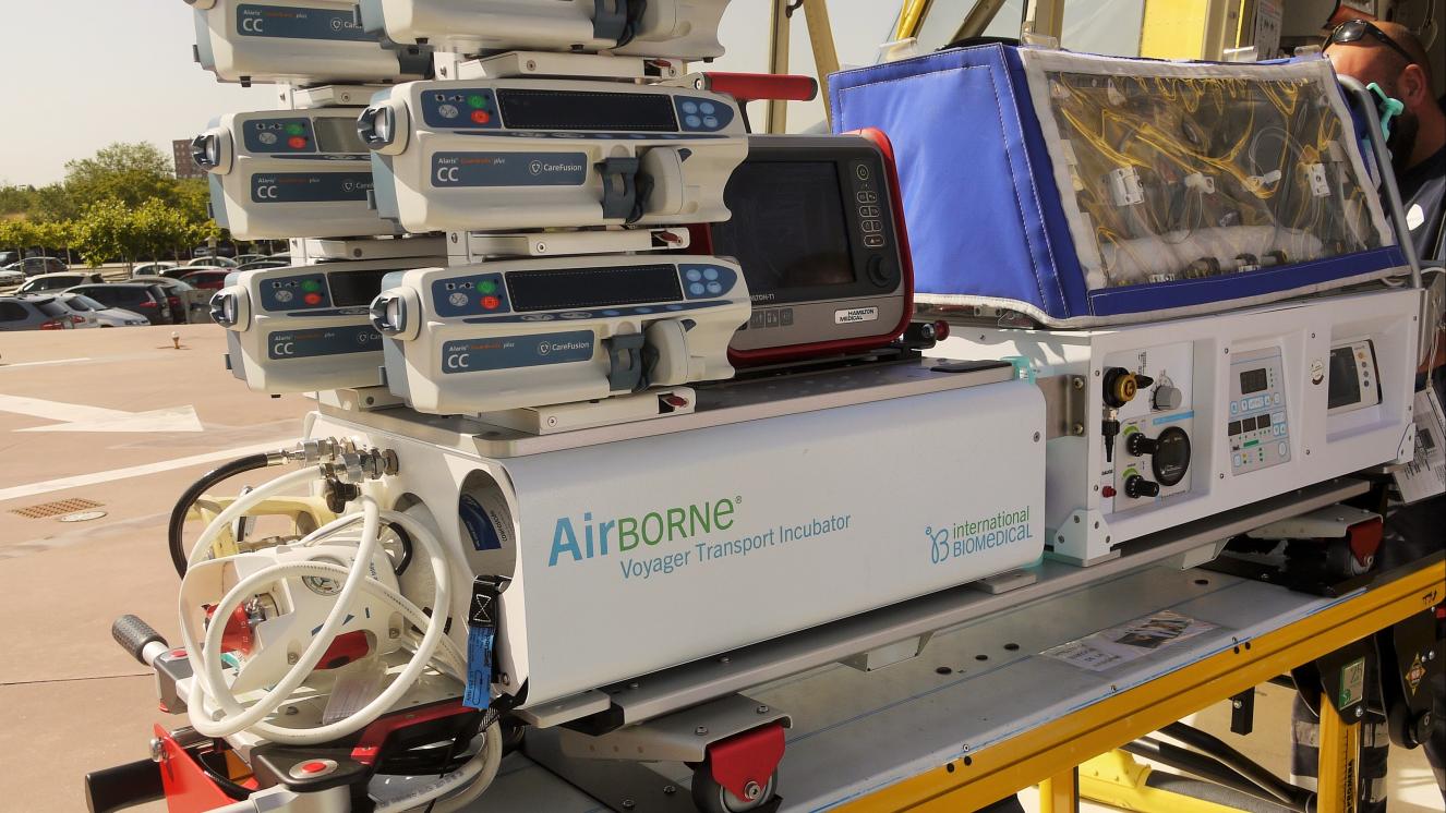 Una incubadora de alta complejidad para transporte neonatal del SUMMA 112