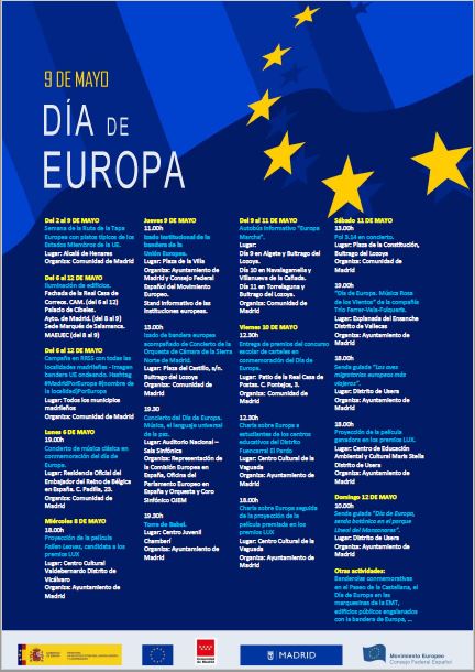 Programa conjunto del Día de Europa en España 2024