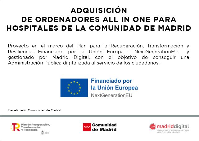 Cartel All In One hospitales