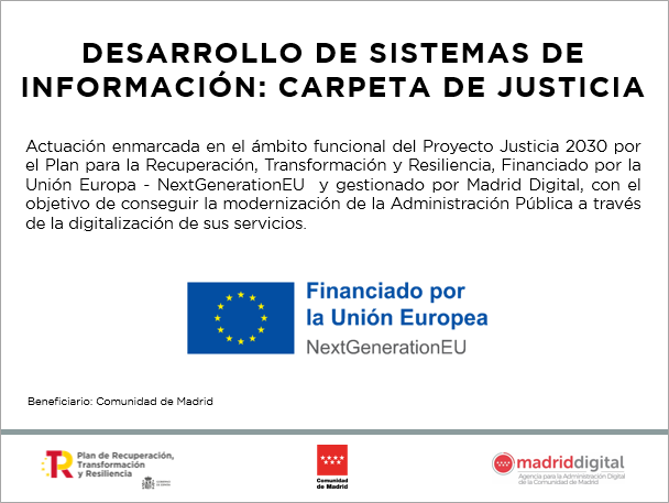 Cartel Justicia Carpeta