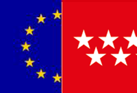 logotipos combinados de la Unión Europea y Comunidad de Madrid