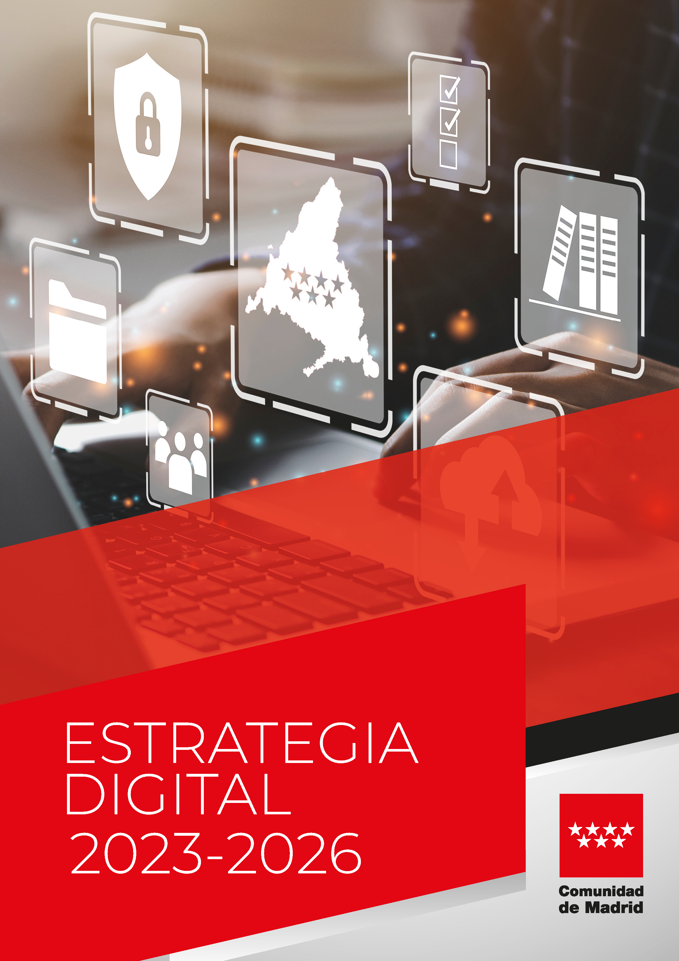 Imagen de la portada de la Estrategia de Digitalización 2023-2026