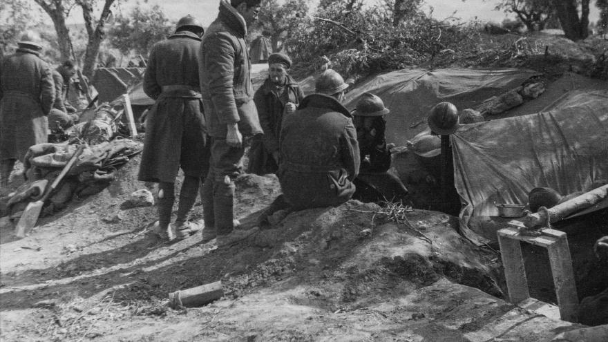 Republican shelters in El Jarama