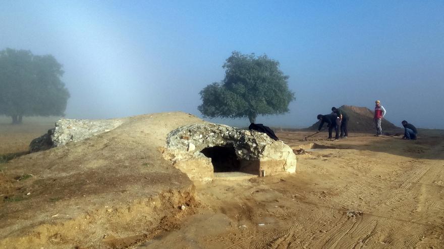 Excavations in the Olivar de Veliso, Brunete