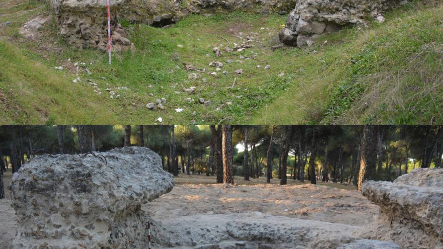 Fortines of the Dehesa de Navalcarbón in Las Rozas in front of the Coruña Highway