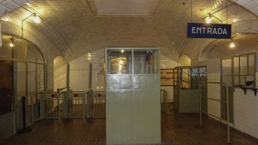 The bombing of Madrid in the Madrid Metro on Platform 0 in Chamberí