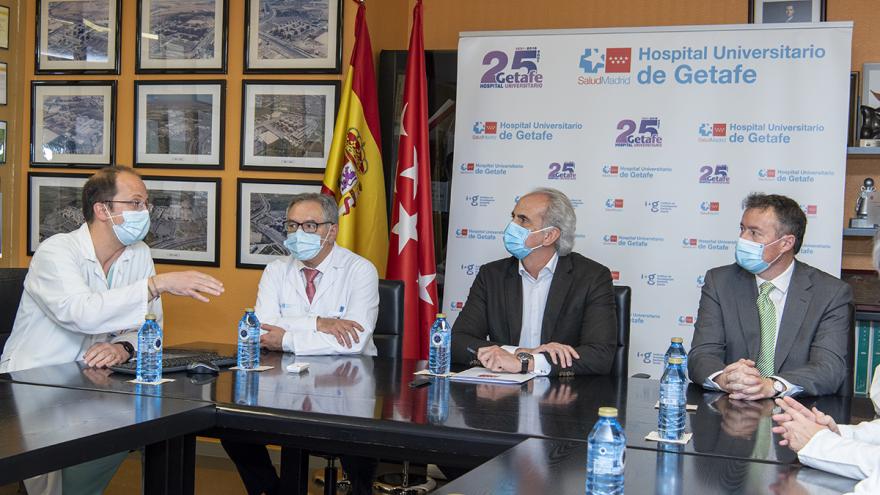 Reunión con equipo directivo del Hospital de Getafe.