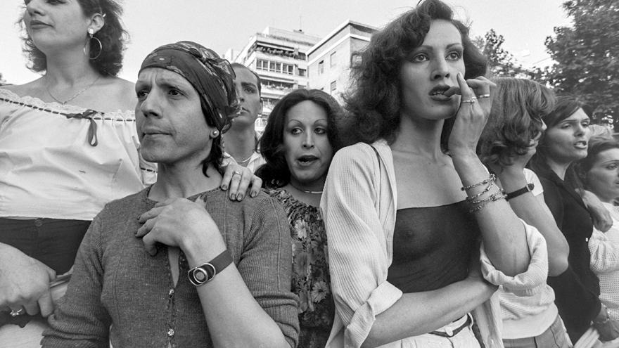 Manifestantes LGTBI en el día del Orgullo Gay