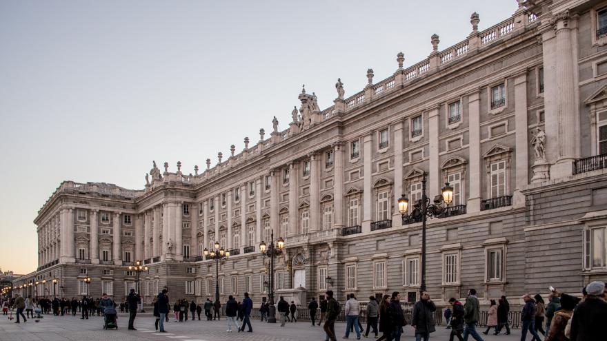 Invierno.Palacio Real Madrid