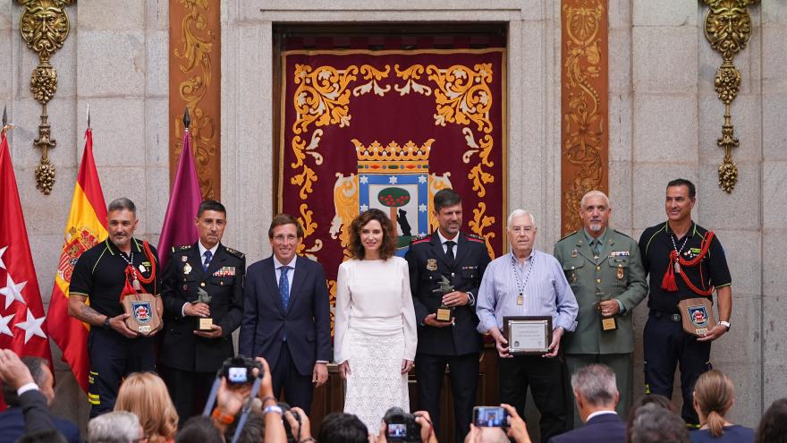 La presidenta durante el acto