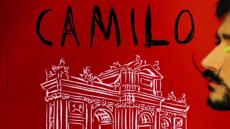 El cartel del concierto de Camilo