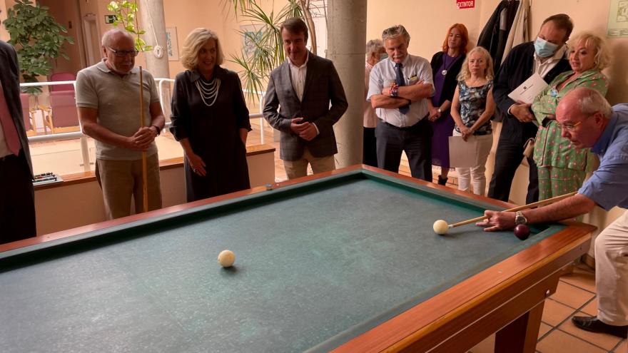 La consejera de Política Social visita un centro de Tres Cantos 