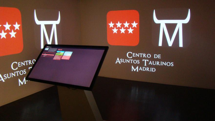 Sala inmersiva en el Museo Taurino de Las Ventas