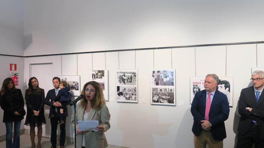 Acto de inauguración en la Sala Antoñete de Las Ventas (Fotografía de Manuel Durán)