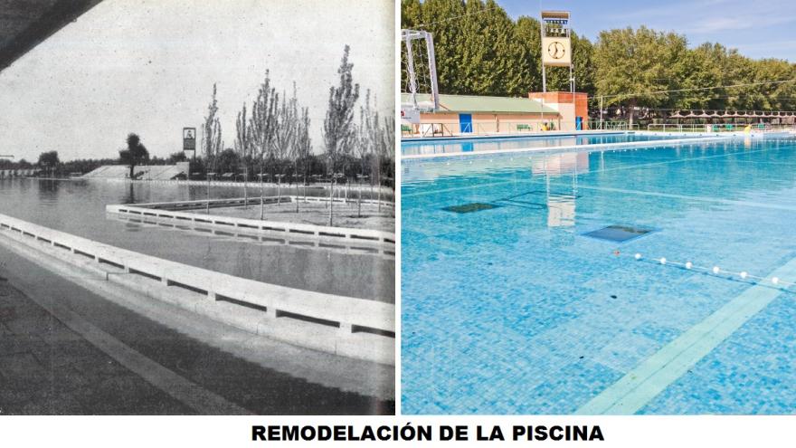 ANTES, DESPUÉS DE LA PISCINA