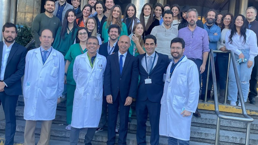 Imagen de parte de los asistentes a la jornada en el Hospital Universitario Ramón y Cajal