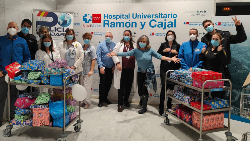 Imagen navidades 2022 en el Hospital Universitario Ramón y Cajal