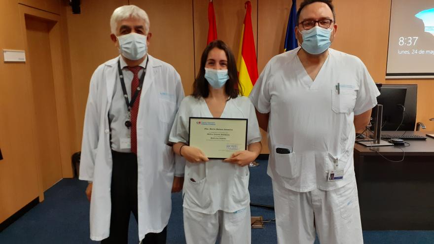 María Mateos, residente de 2020, recibió este año su diploma