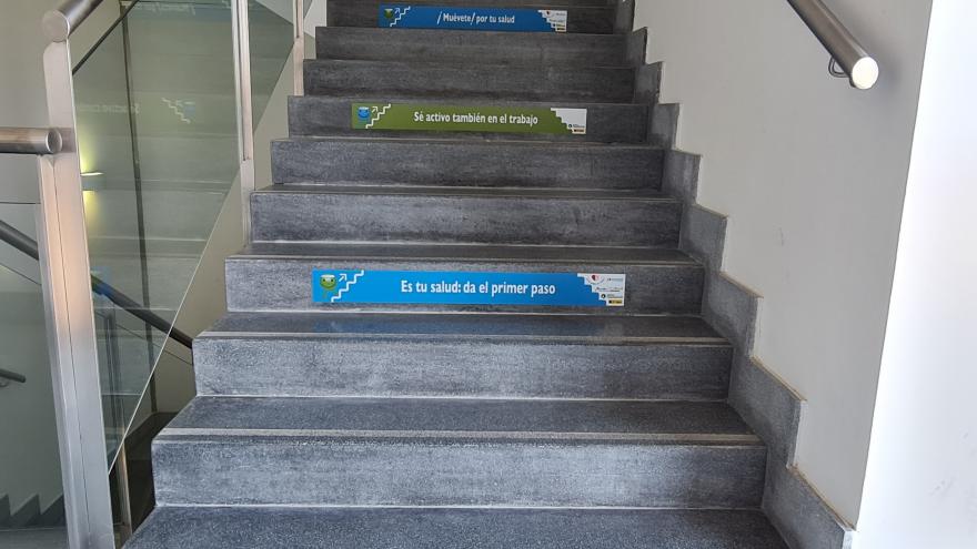 Escalera del Centro de Actividades Ambulatorias