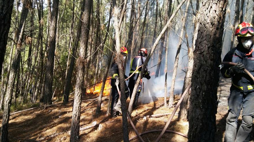 Intervención del ERICAM en los incendios de Portugal en 2017