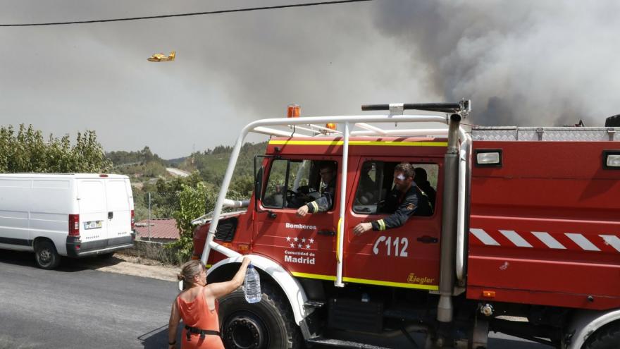 Intervención del ERICAM en los incendios de Portugal en 2017