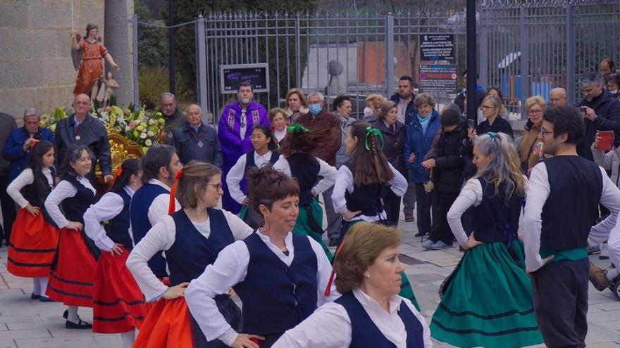 Fiesta en la Procesión del Santo Ángel de la Guarda