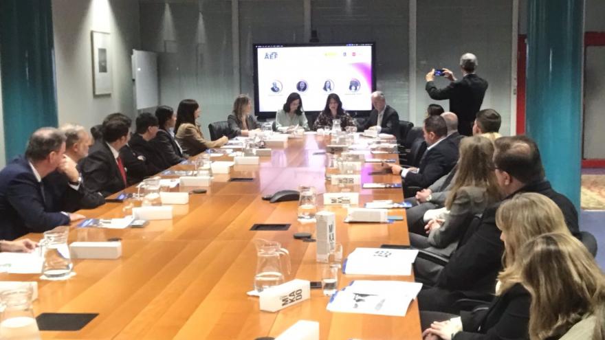 Mesa redonda, con la participación de la directora general de Comercio, Consumo y Servicios