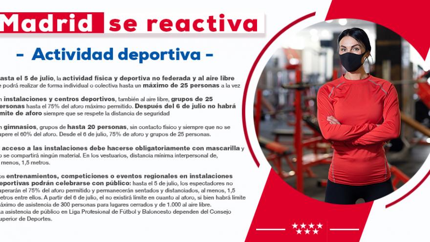 Madrid se reactiva deporte