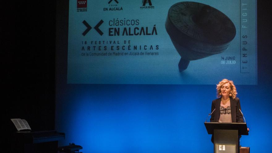 La directora general de Promoción Cultural ha participado hoy en la presentación de ‘Clásicos en Alcalá’