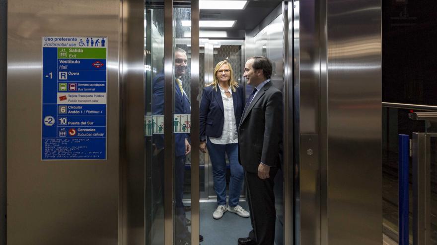 La estación de Metro de Príncipe Pío cuenta desde hoy con dos nuevos ascensores 