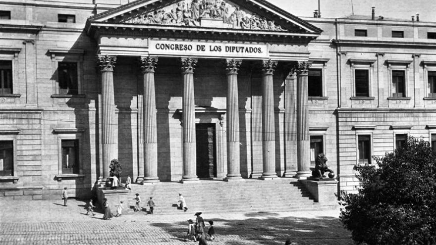 Congreso de los Diputados. Madrid  (Archivo Regional de la Comunidad de Madrid).
