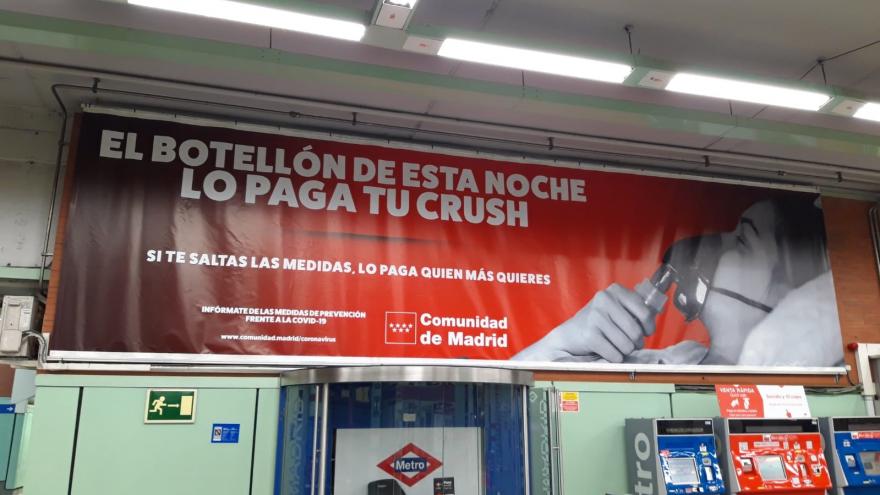 Carteles en el metro